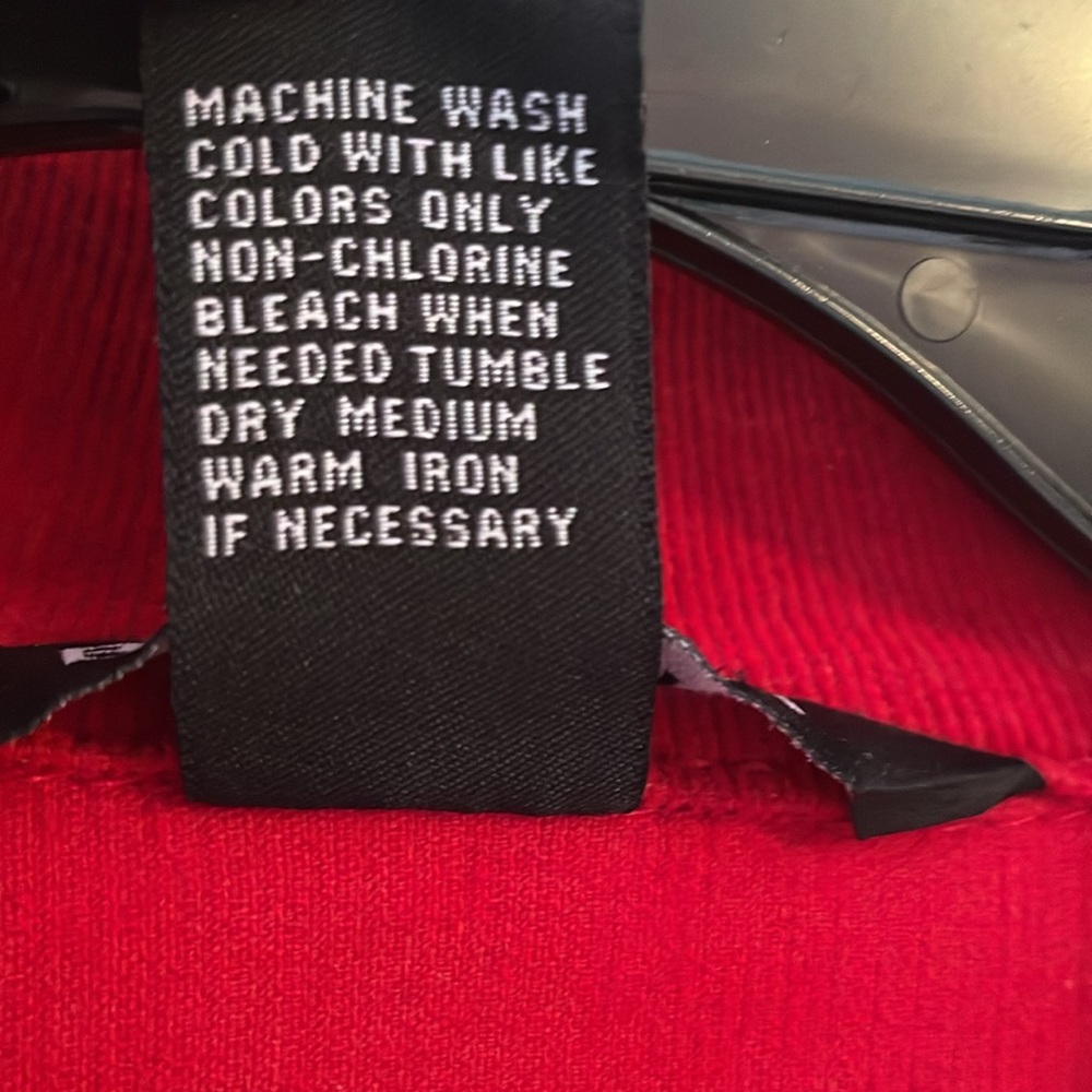 Baccini Red Jacket Size Medium - image 8